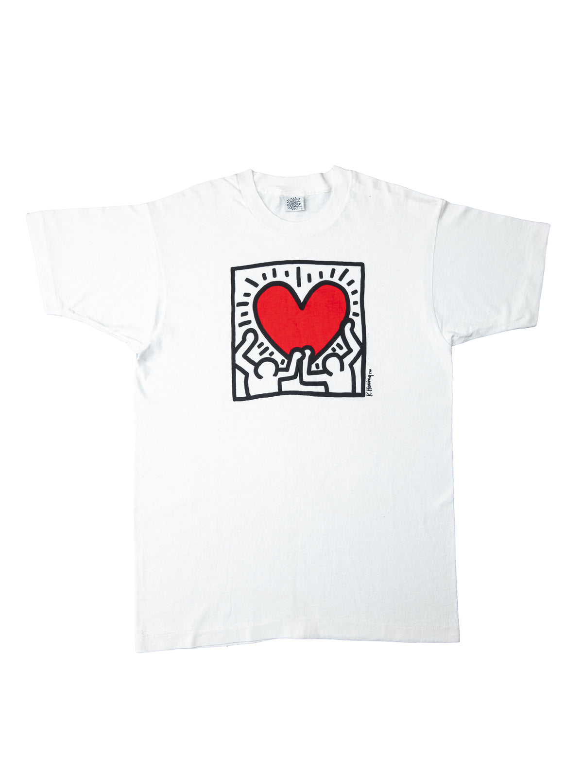 Keith Haring, ‘Holding Heart’, Late 80’s – Lost Blue Heaven