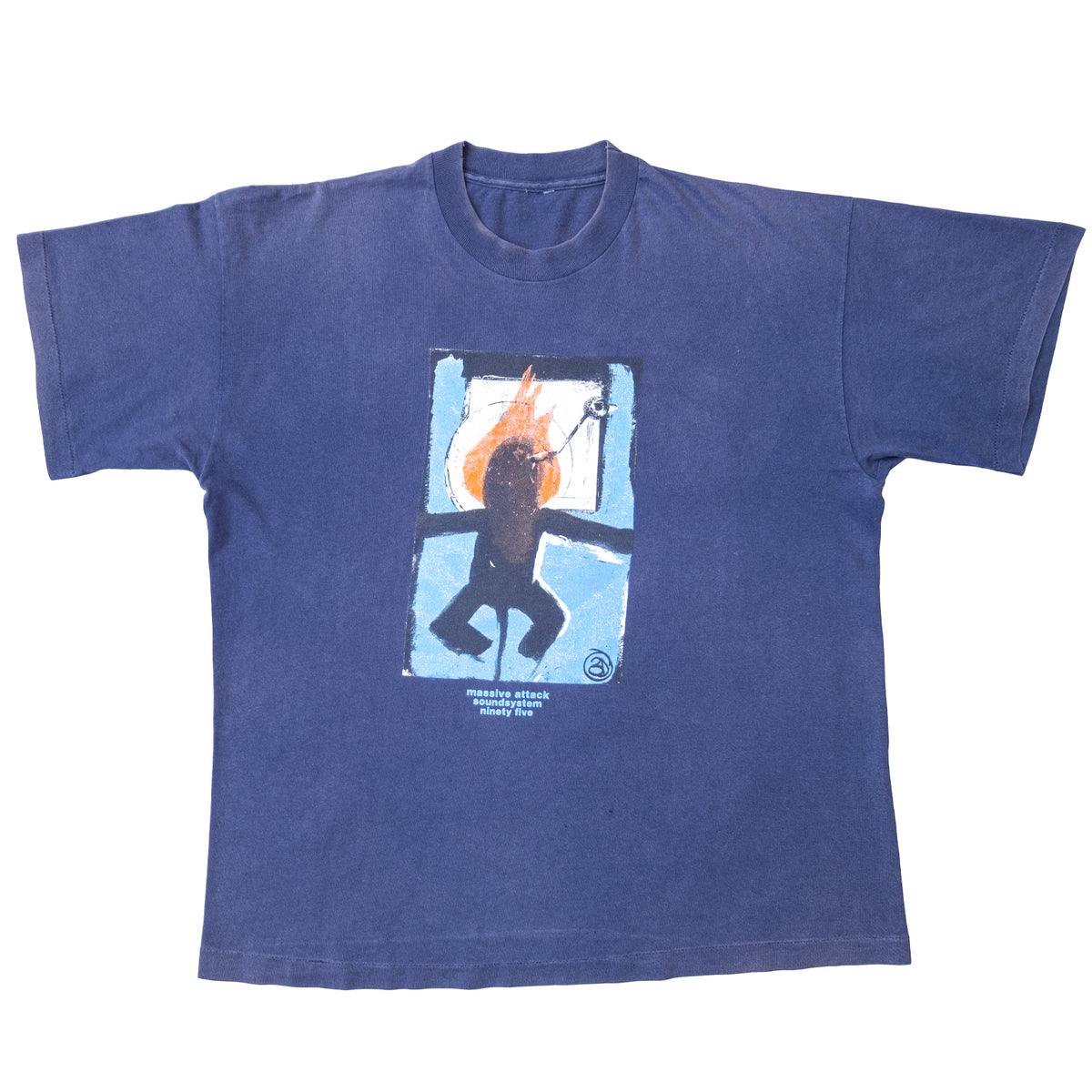 Massive Attack初期メンバーのDJツアーTシャツ Massive Attack, 'SoundSystem', 1995⁣ – Lost Blue Heaven