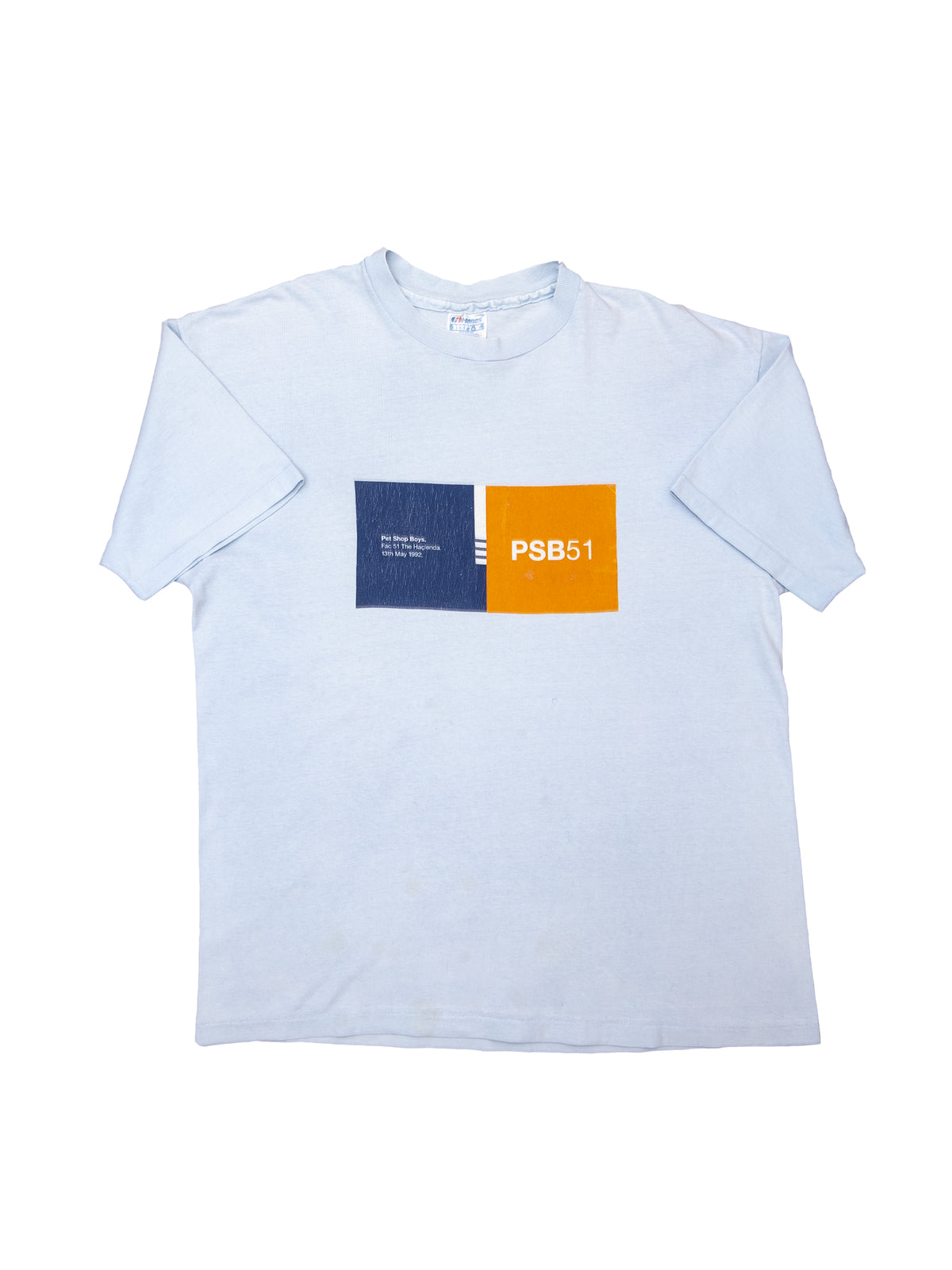 マ*ト様 Pet Shop Boys PSB51 Tシャツ ビンテージ Lサイズ Pet Shop Boys, 'PSB51 - Haçienda 10th Anniversary', 1992⁣ – Lost