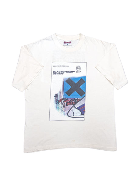 97’s Radiohead OK computer tour Tshirts Radiohead OK Computer Vintage 1997 W.A.S.T.E. Promo Tour T